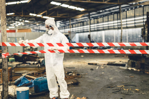 Professional Crime Scene Cleanup technician working in Dunbar, SC